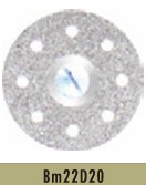BM22D20 DISCO DE DIAMANTE SIN MANDRIL