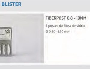 POSTES RADICULARES FIBRA DE VIDRIO 0.8/10MM X 5 UND